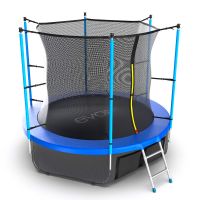 Батут EVO JUMP Internal 8ft (Blue) с нижней сеткой